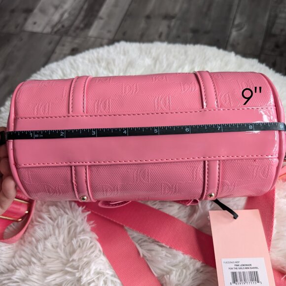 Juicy Couture, Mini Barrel Bag w Crossbody Strap, Pink Lemonade, NWT - Picture 8 of 8